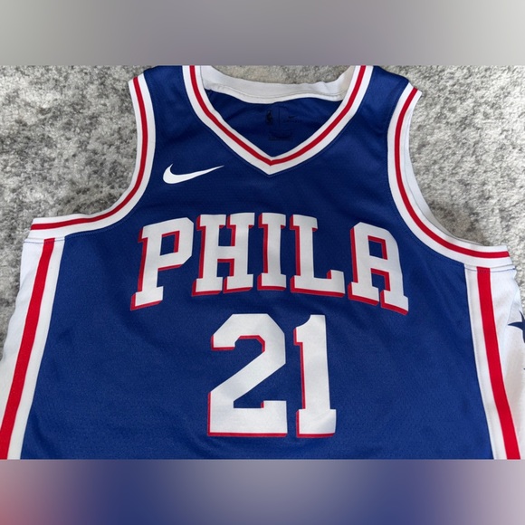 Nike Joel Embiid Philadelphia 76ers Jersey Size: Men’s Large NWOT (never worn) - Picture 3 of 5